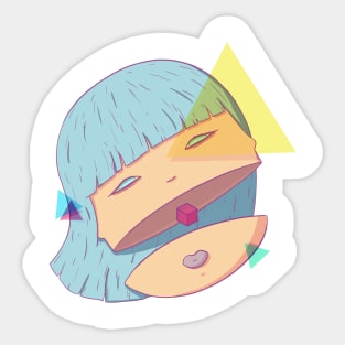 Japan girl Sticker